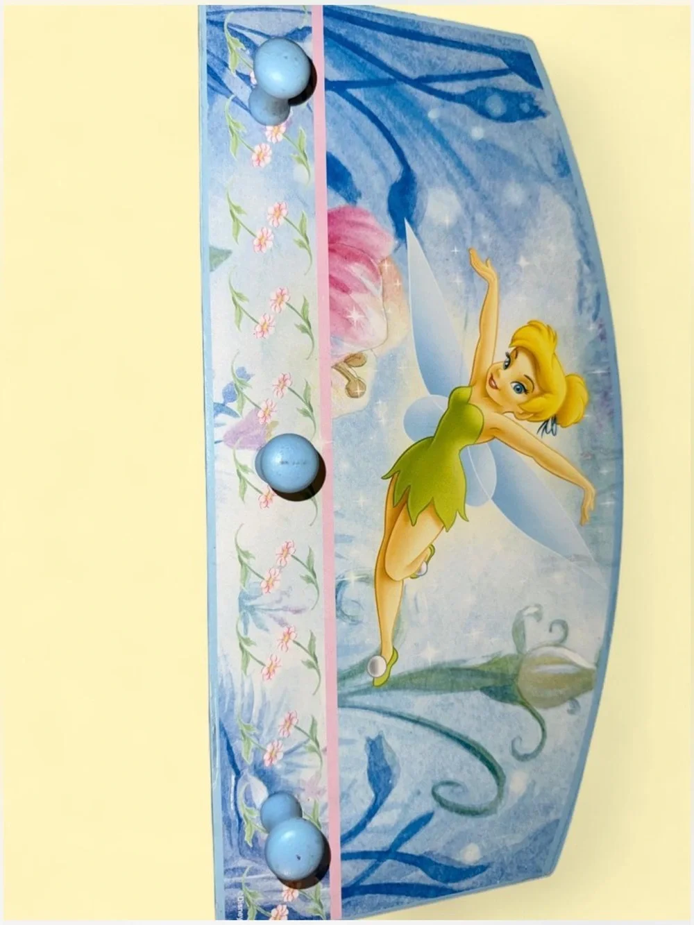 Vintage Y2K Tinker Bell Wall Hook Rack